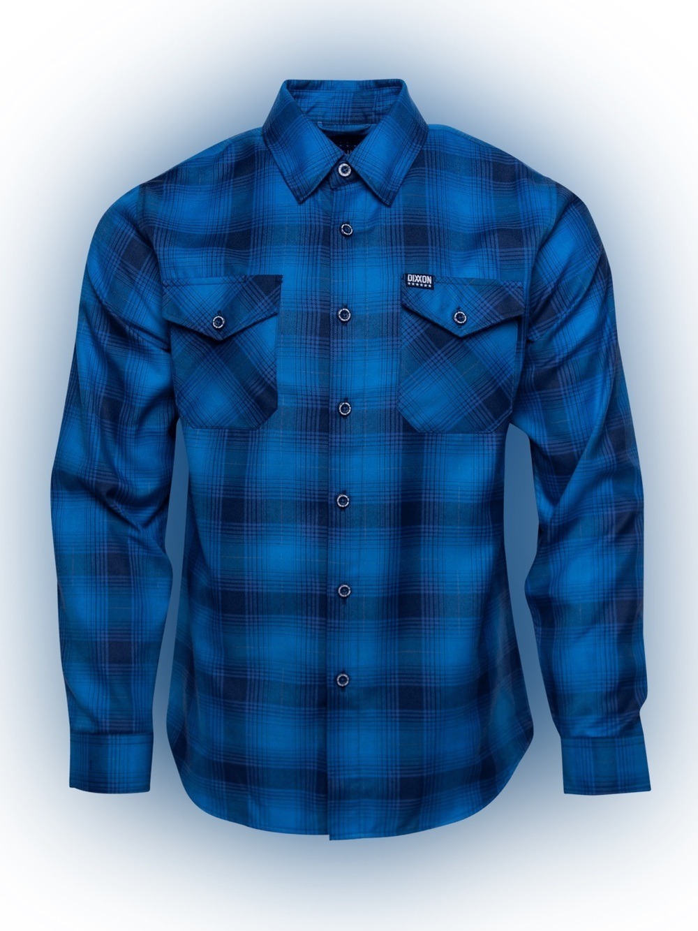 DIXXON Flannel Men's Large Tall Blue Plaid HD4829